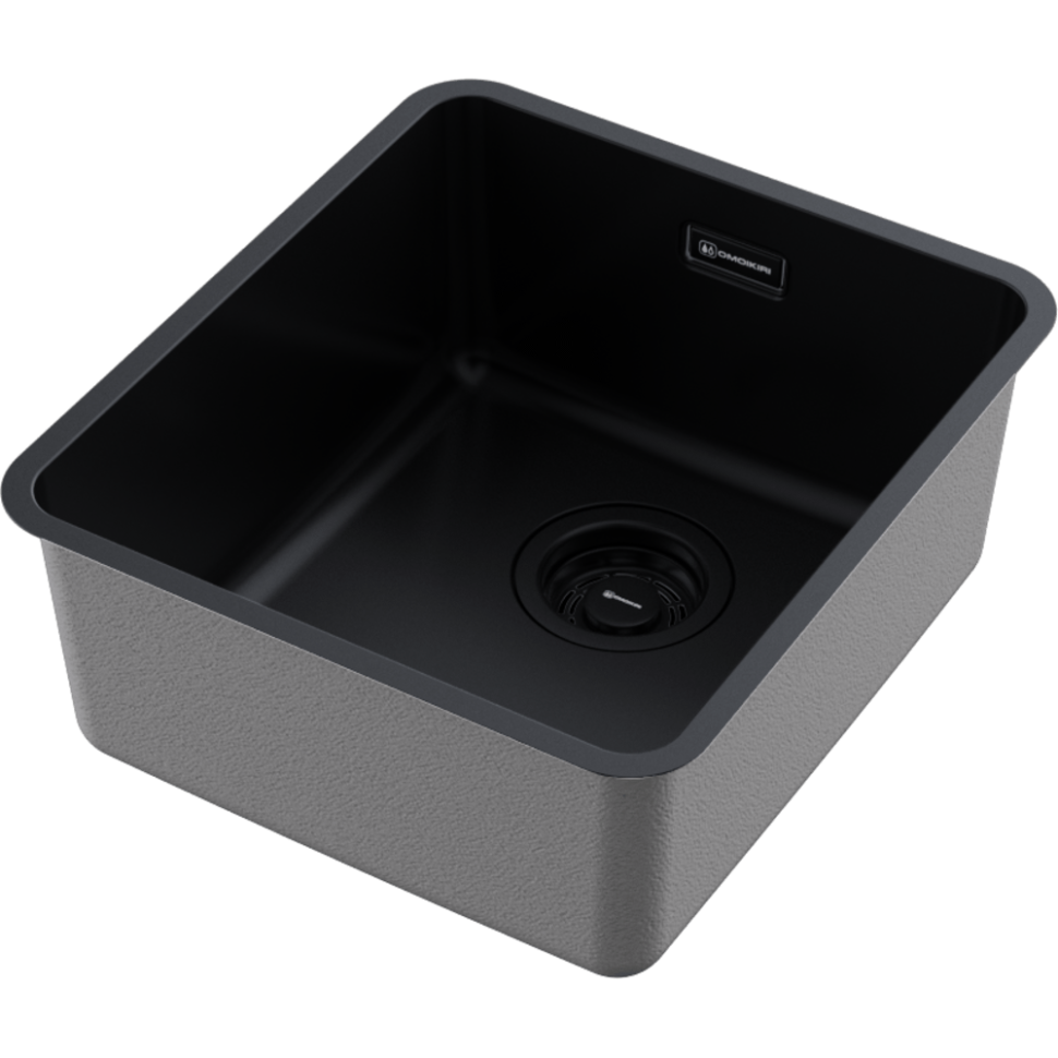 Кухонная мойка Omoikiri Omi 37-U/I Ultra-GB нерж. сталь/графит