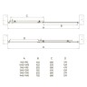 Душевая дверь Veconi Vianno VN-72B, 1500x1900, черный, стекло прозрачное