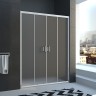 Душевая дверь Veconi Vianno VN-45, 1500x1850, хром, стекло pear