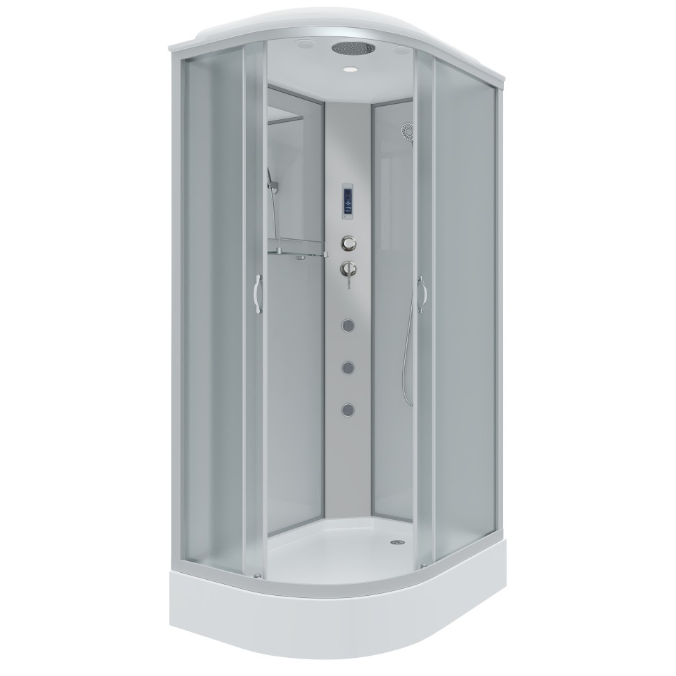 Душевая кабина Niagara Classic NG-3312-14RF (120х80х215) низкий поддон(13см),стекло матовое,3 места