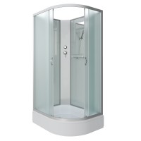 Душевая кабина Niagara Classic NG-33084-14LBK (100х80х200) средний поддон(26см),стекло матовое,4 места