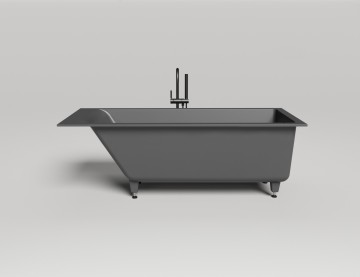 Ванна встраиваемая CASCATA KIT 170x75 покраска по RAL полностью S-Stone Матовое