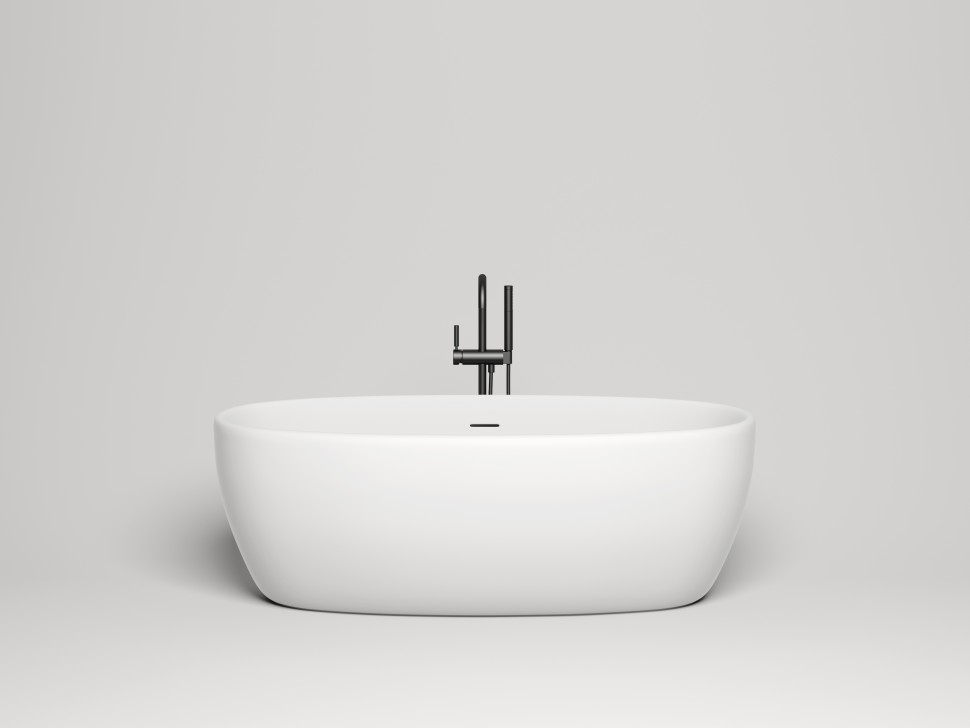 Ванна отдельностоящая LUCE 170x85 покраска по RAL полностью S-Stone Матовое