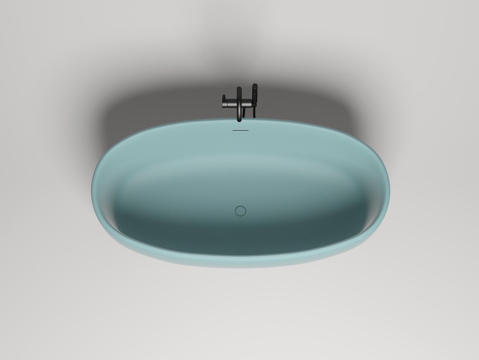 Ванна отдельностоящая LUCE 170x85 покраска по RAL полностью S-Stone Матовое