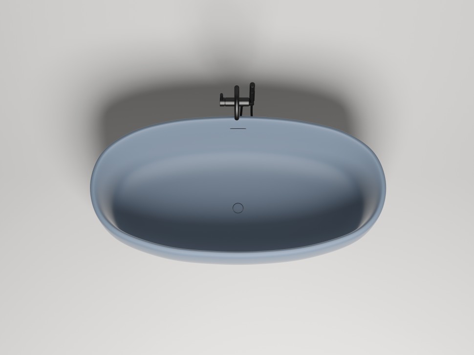 Ванна отдельностоящая LUCE 170x85 покраска по RAL полностью S-Stone Матовое
