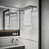 Полка для полотенец Timo Petruma 15258/18 черное золото