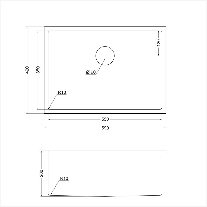 Мойка EMAR EMB-132 EMB-132 PVD Nano Golden
