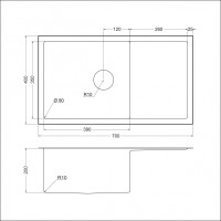 Мойка EMAR EMB-124 EMB-124 PVD Nano Dark