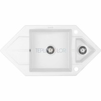 Гранитная мойка, 1.5-чаши с осушкой - Space Saver