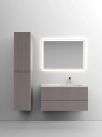Тумба подвесная SANCOS Snob T правая 995х445х500, c двумя ящиками оснащенными доводчиками, Doha Soft, арт.SNT100RSM
