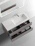 Тумба подвесная SANCOS Snob T правая 995х445х500, c двумя ящиками оснащенными доводчиками, Doha Soft, арт.SNT100RSM