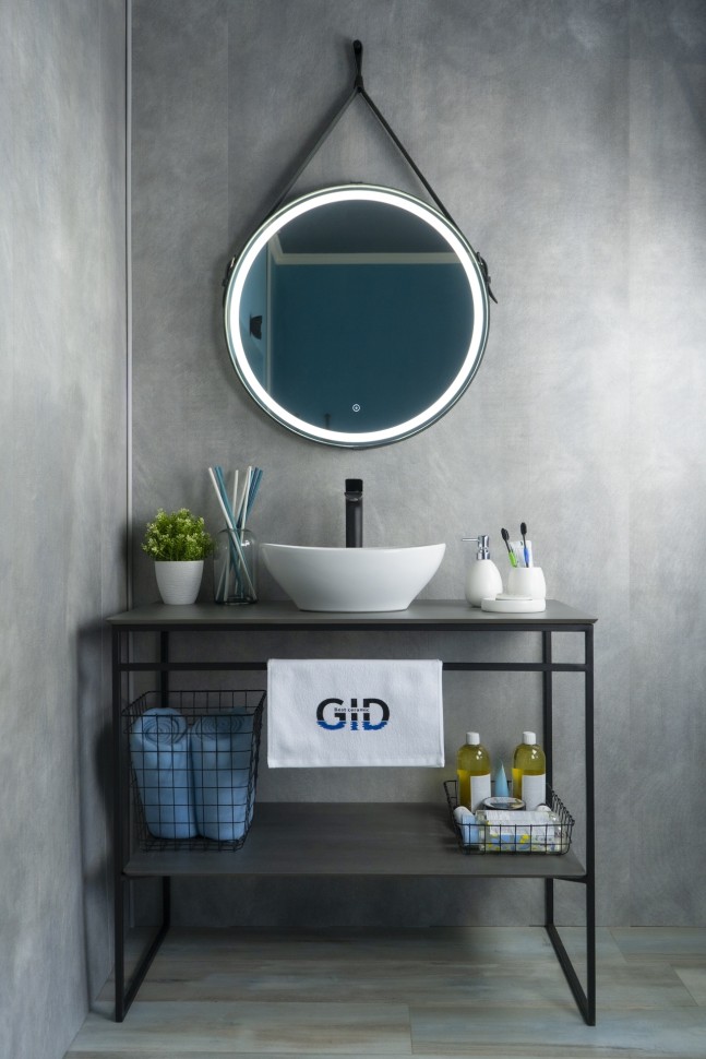 Раковина Gid N9138 51178 накладная белая 41x34x15