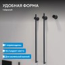 Полотенцесушитель электрический ABBER Charme AH4002MB черный матовый
