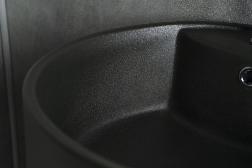 Раковина Gid Nb135bg 81109 накладная черная графит 45x45x85