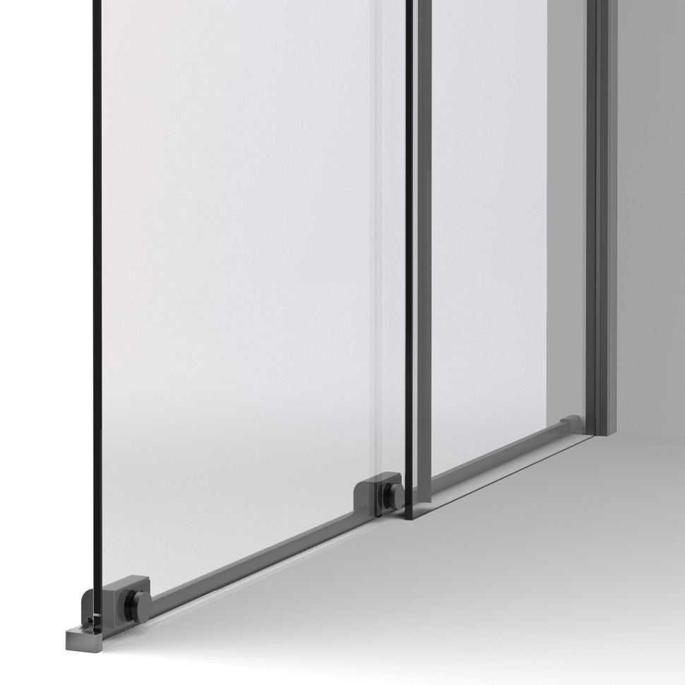 Душевая перегородка Walk-In VSW-1WSL120CGGM, 1200*2000, вороненая сталь, стекло тонированное