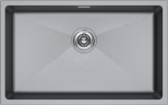 Мойка LUMI 74UNI, IT-GRANIT, LU74-GRM, серый металлик, 740х460, Paulmark