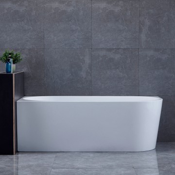 Ванна акриловая Vincea VBT-402-1600L, 1600*750*580, цвет белый, левая, щелевой перелив