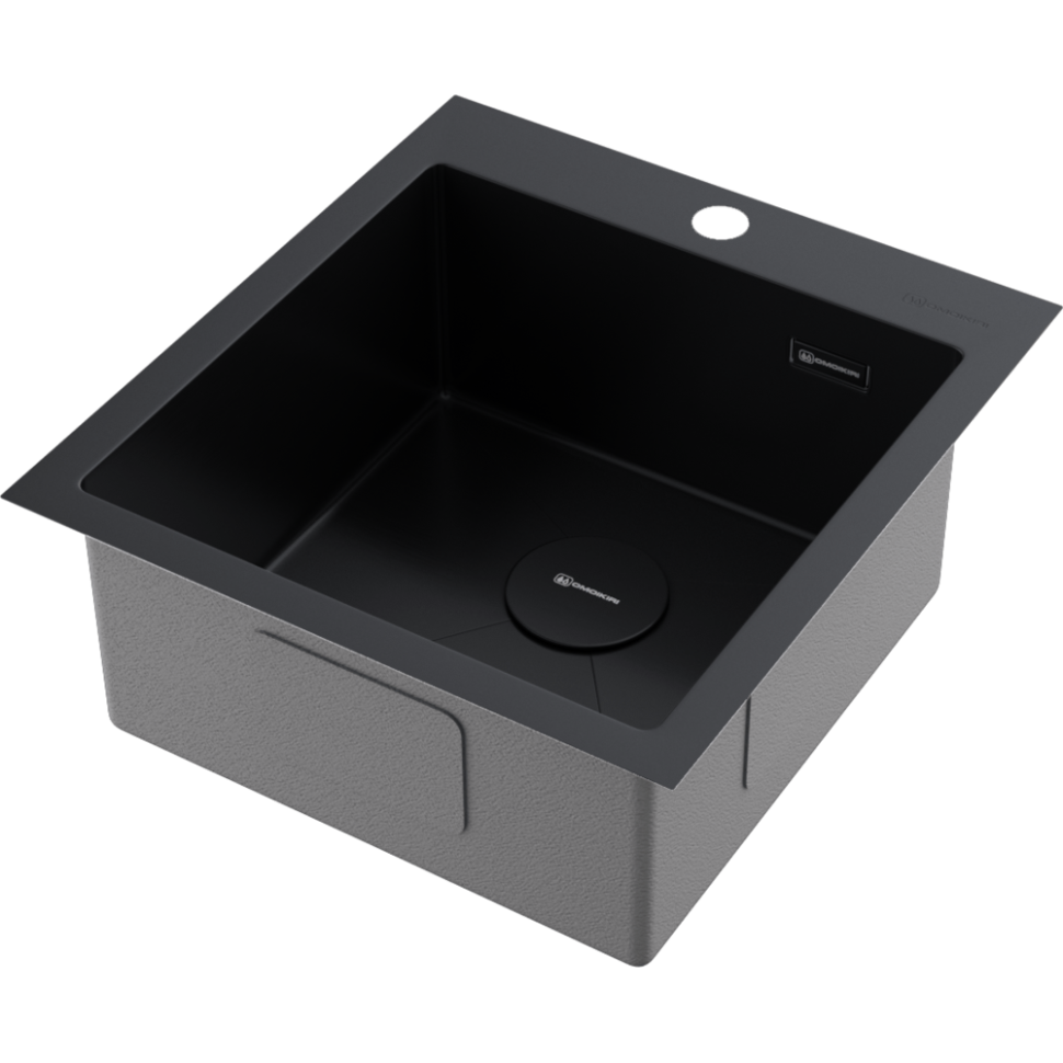 Кухонная мойка Omoikiri Akisame 46-GB нерж. сталь/графит