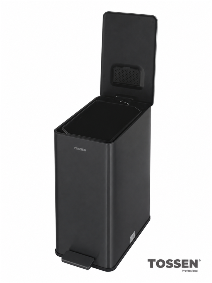 TOSSEN MV 1000 MB - прямоугольное мусорное ведро, 10 л