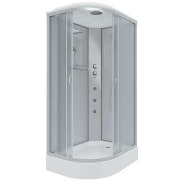 Душевая кабина Niagara Classic NG-3312-14RG (120х80х215) низкий поддон(13см),стекло матовое,3 места