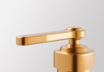 Душевая стойка Легаси (Legacy) VSFS-5LE1BG с изливом, брашированное золото
