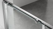 Душевой угол Veconi Rovigo RV-055, 1100х900х1950, хром, стекло pear