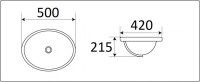 Умывальник CeramaLux 1203