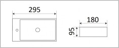 Умывальник CeramaLux 9048GTR