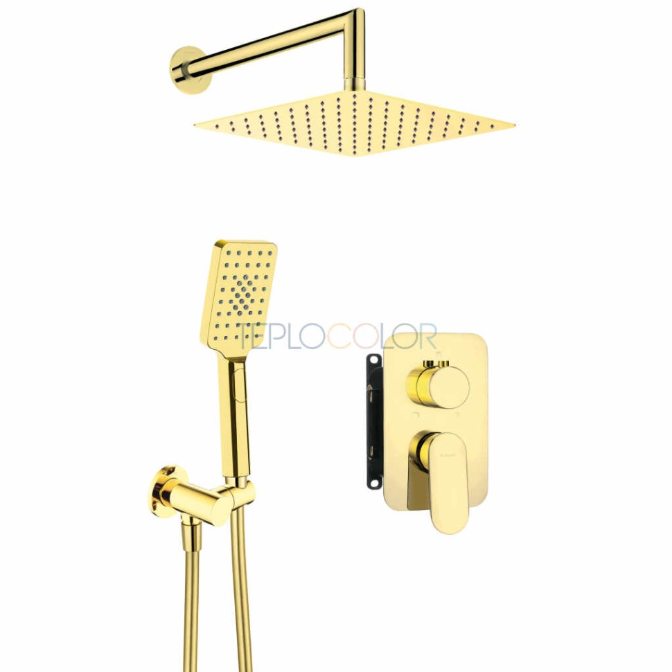 Набор для душа скрытого монтажа, со смешивающим BOXом