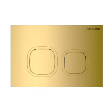 Клавиша смыва Grossman Cosmo 700.K31.02.300.300 золото глянцевый,1 место