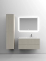 Тумба подвесная SANCOS Snob T правая 995х445х500, c двумя ящиками оснащенными доводчиками, Beige Soft , арт.SNT100RCE