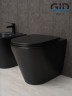 Унитаз приставной Gid TRS-263BM 62212Y черный матовый 56x36x41