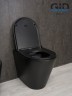 Унитаз приставной Gid TRS-263BM 62212Y черный матовый 56x36x41