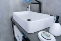 Раковина Gid Wm9396 51189 накладная белый матовый 60x34x11