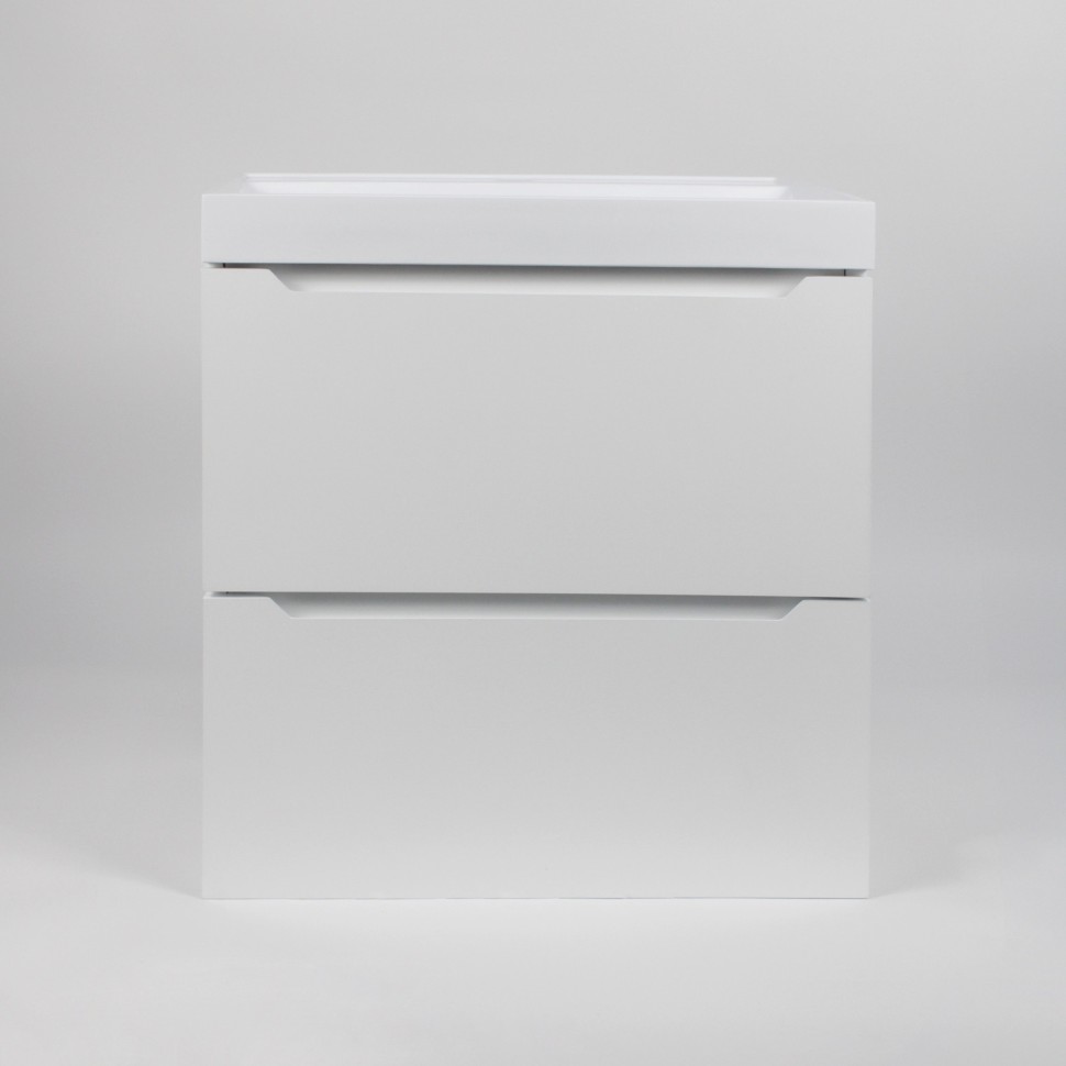 Тумба под раковину для ванной Uperwood Tanos 50 см, подвесная, белая матовая