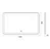 Зеркало BelBagno SPC-MAR-1000-600-LED-TCH-WARM