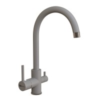 Смеситель для кухни Uperwood UPD-003-07 вороненая сталь/дым