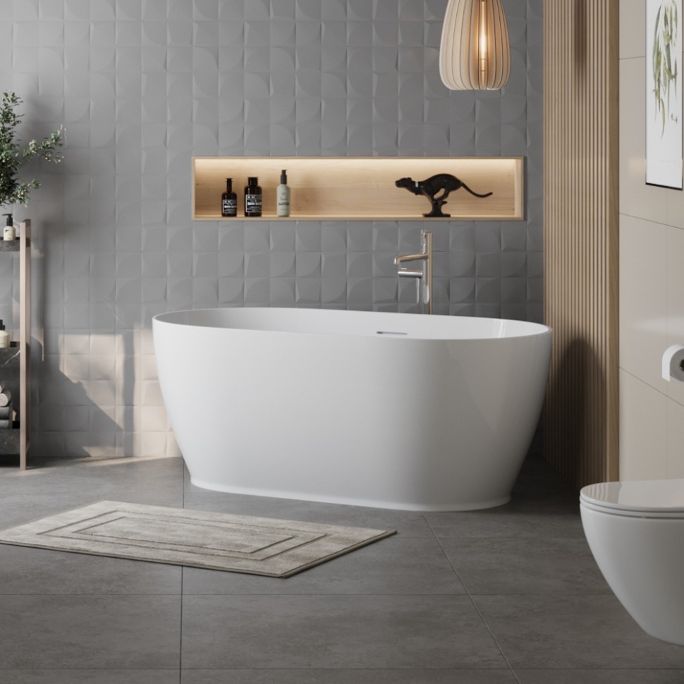 Акриловая ванна BELBAGNO BB413-1500-800