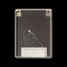 Зеркало LED VLM-3BE600-2 600х800 c сенсорным выключателем и диммером, антизапотевание
