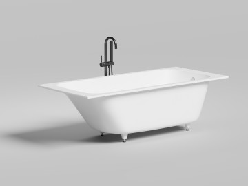 Ванна встраиваемая ORLANDA 180x80 S-Sense Матовое