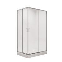 Душевое ограждение Niagara Nova NG-6610-08 (120х80х195) прямоугольник,хром,двери раздвижные,стекло прозрачное,1 место
