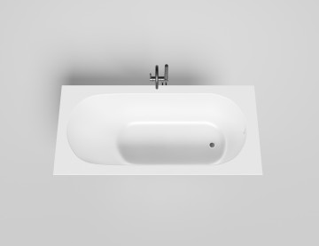 Ванна встраиваемая ORNELLA 170x80 покраска по RAL полностью S-Stone Матовое