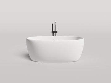 Ванна отдельностоящая LUCE 150x75 покраска по RAL полностью S-Stone Матовое