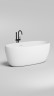 Ванна отдельностоящая LUCE 150x75 покраска по RAL полностью S-Stone Матовое