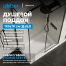 Душевой поддон ABBER AD3C117 110х70 прямоугольный, акриловый, белый