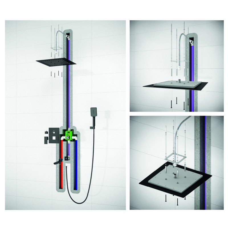 Душевая система встроенная Timo Selene SX-2039/00SM хром