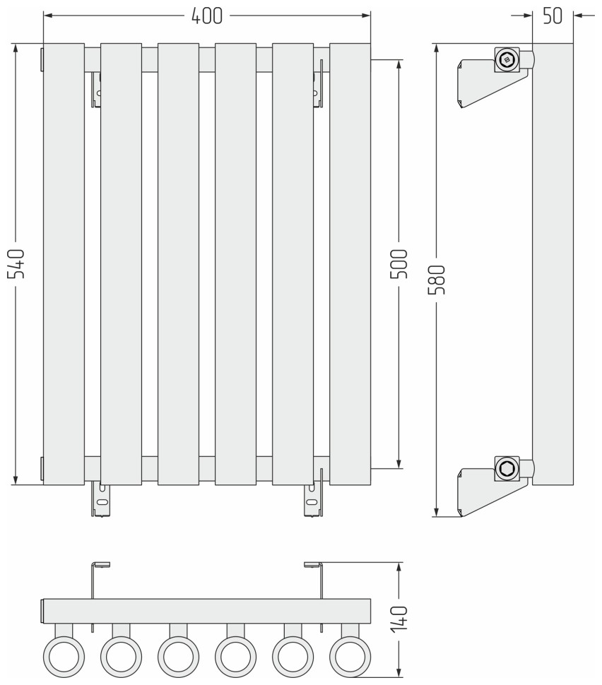 Кумир-0 500х400 6 секций
