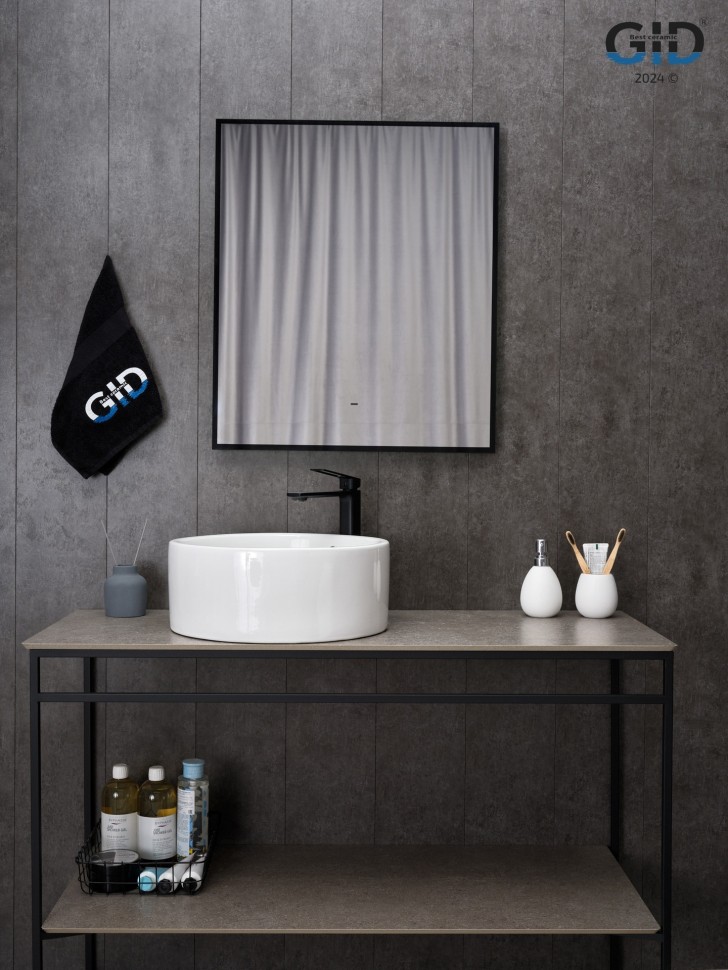 Раковина Gid N9130 51212 накладная белая 41.5x41.5x16.5