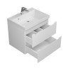 Тумба под раковину для ванной Uperwood Tanos 60 см, подвесная, белая матовая