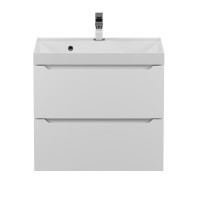 Тумба под раковину для ванной Uperwood Tanos 60 см, подвесная, белая матовая